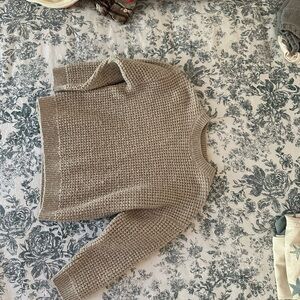 Zara Kids Tan Knit Sweater